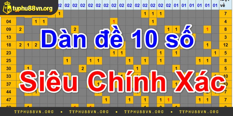 Khái niệm soi cầu dàn đề 10 số hay ra