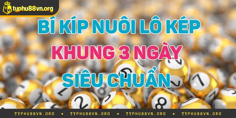 Tổng hợp các phương pháp nuôi cặp lô kép khung 3 ngày siêu chuẩn
